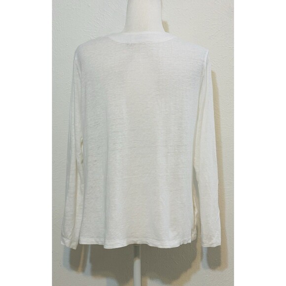 Habitat Clothes To Live In Women Size XL Linen Cardigan Lagenlook Minimalist - Picture 6 of 11